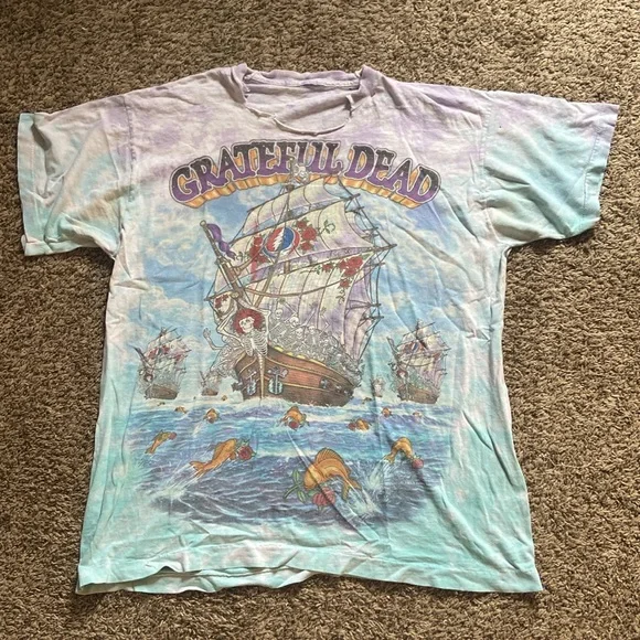 Very rare vintage 1993 Grateful Dead ship of fools shirt